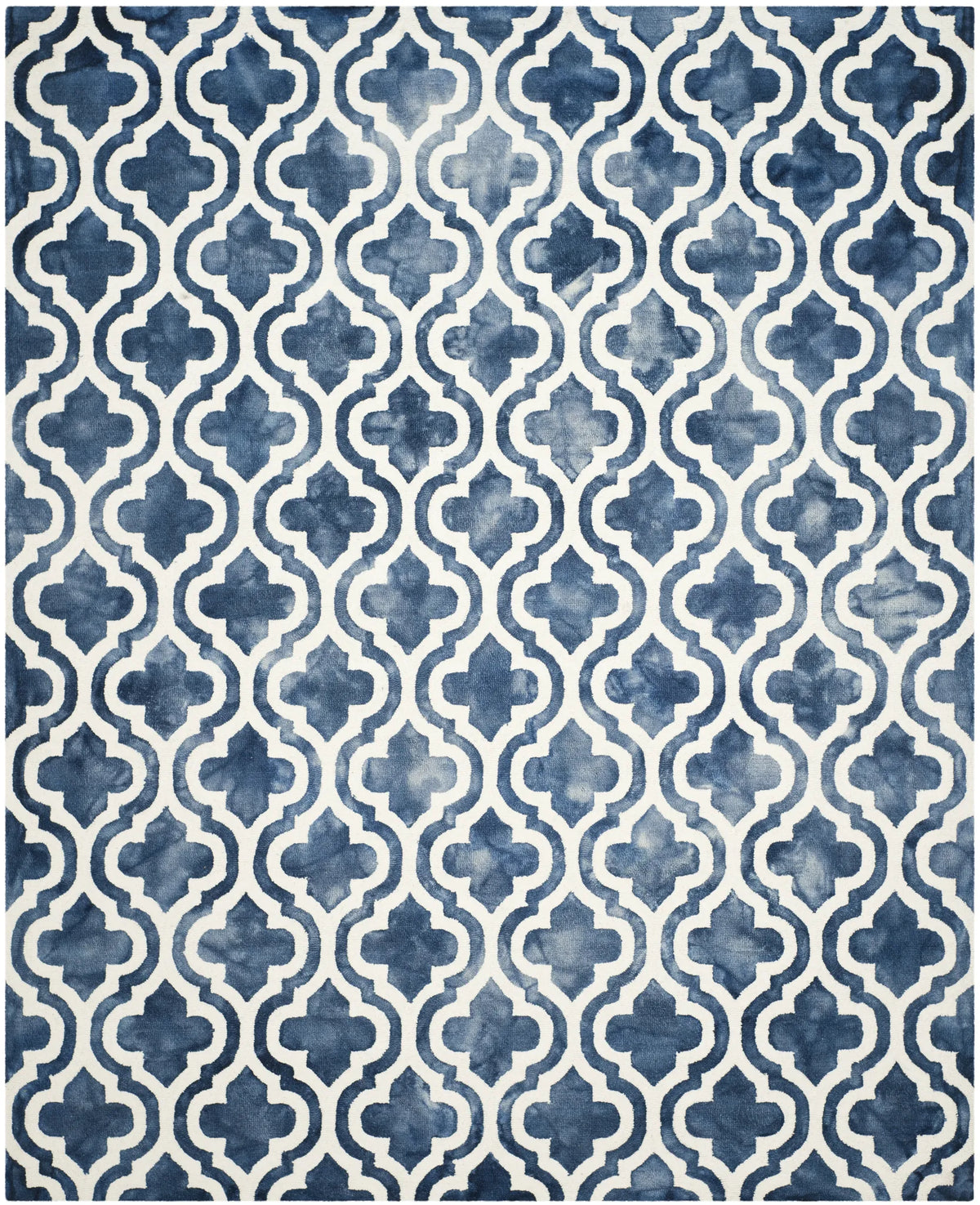 Safavieh Dip Dye 10'-0" x 14'-0" Rug in Navy / Ivory