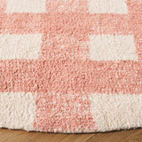 Safavieh Easy Care 6'-0" x 6'-0" Rug in Ivory / Rust