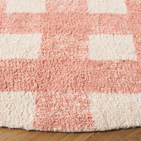 Safavieh Easy Care 6'-0" x 6'-0" Rug in Ivory / Rust