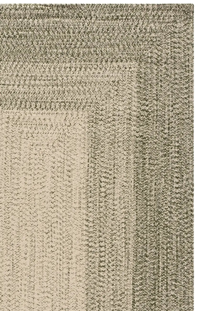 Safavieh Braided 5'-0" x 8'-0" Rug in Beige / Green