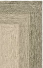 Safavieh Braided 5'-0" x 8'-0" Rug in Beige / Green
