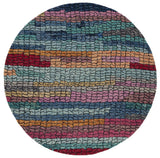 Safavieh Aspen 7'-0" x 7'-0" Rug in Navy / Red