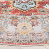 Safavieh Arizona 6'-0" x 6'-0" Rug in Rust / Aqua