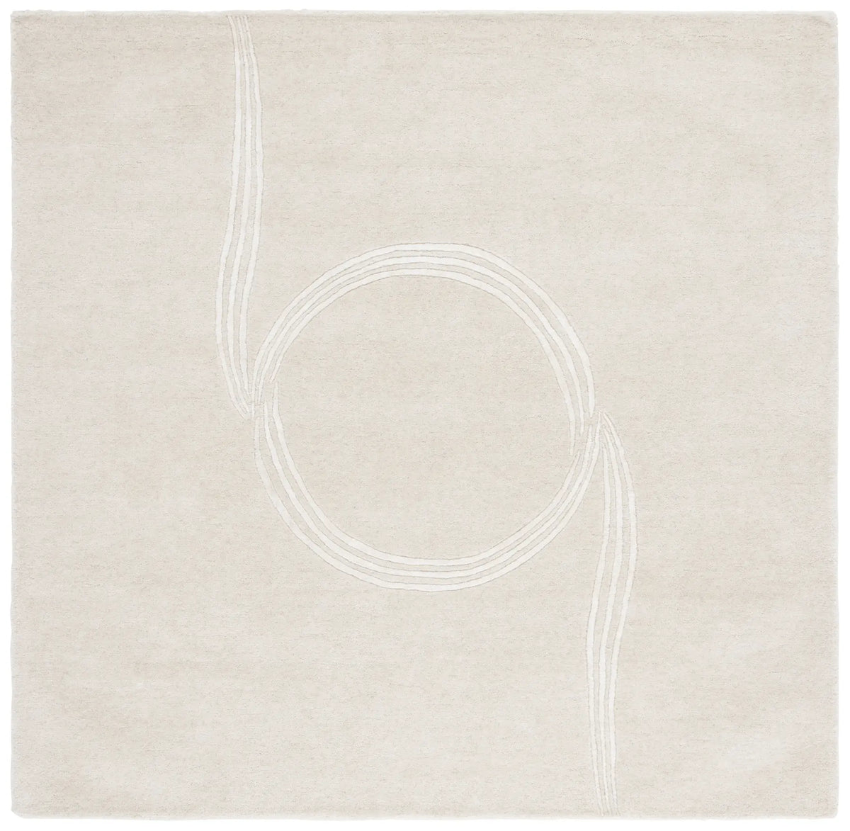 Safavieh Soho 6'-0" x 6'-0" Rug in Beige / Ivory