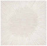 Safavieh Abstract 6'-0" x 6'-0" Rug in Natural / Ivory