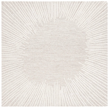 Safavieh Abstract 6'-0" x 6'-0" Rug in Natural / Ivory