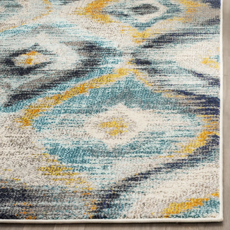 Safavieh Monaco 4'-0" x 5'-7" Rug in Blue / Multi