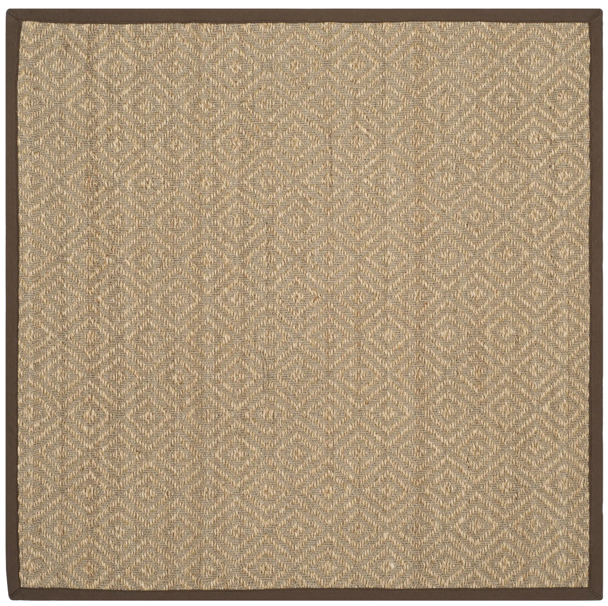 Safavieh Natural Fiber 6'-0" x 6'-0" Rug in Natural / Brown