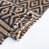 Safavieh Natural Fiber 4'-0" x 6'-0" Rug in Black / Natural