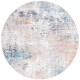 Safavieh Santa Monica 6'-0" x 6'-0" Rug in Ivory / Rust
