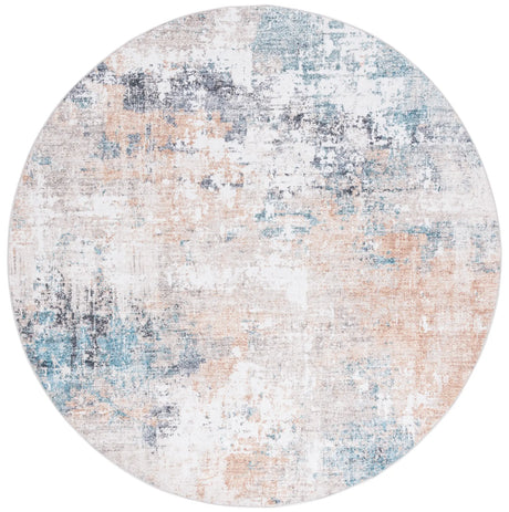 Safavieh Santa Monica 6'-0" x 6'-0" Rug in Ivory / Rust