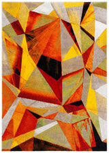 Safavieh Porcello 4'-0" x 6'-0" Rug in Orange / Red