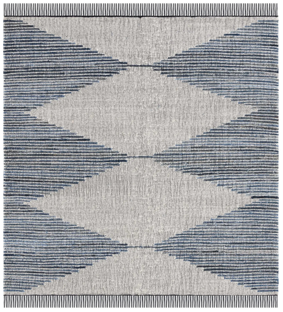 Safavieh Kilim 6'-0" x 6'-0" Rug in Blue / Ivory