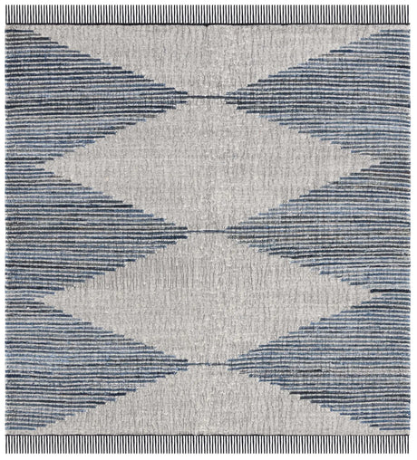 Safavieh Kilim 6'-0" x 6'-0" Rug in Blue / Ivory
