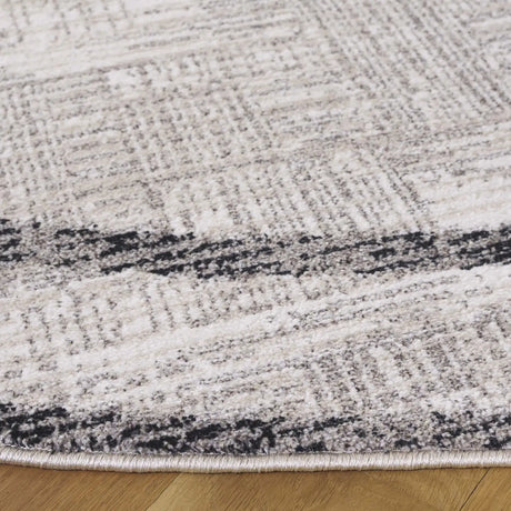 Safavieh Jade 100 6'-7" x 6'-7" Rug in Ivory / Beige Black