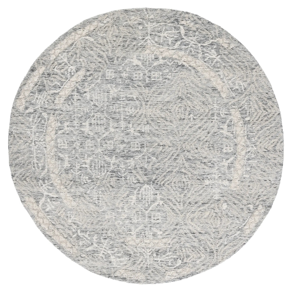 Safavieh Metro 6'-0" x 6'-0" Rug in Grey / Ivory