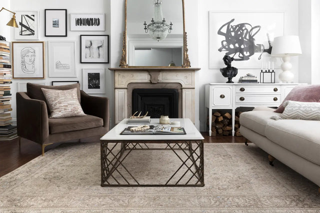 Loloi Loren Lq-03 Sand / Taupe Rugs - room scene 1 horizontal