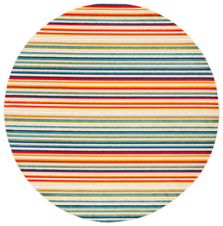 Safavieh Cabana 5'-3" x 5'-3" Rug in Ivory / Green