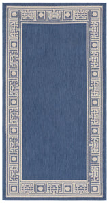 Safavieh Courtyard 2'-7" x 5'-0" Rug in Blue / Beige