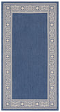 Safavieh Courtyard 2'-7" x 5'-0" Rug in Blue / Beige