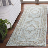 Safavieh Metro 2'-3" x 8'-0" Rug in Light Blue / Green