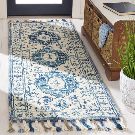 Safavieh Aspen 2'-3" x 11'-0" Rug in Ivory / Blue