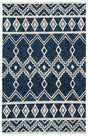 Safavieh Abstract 4'-0" x 6'-0" Rug in Navy / Ivory