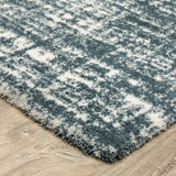 Oriental Weavers Sphinx GALILEO GAL08 Blue Abstract Rugs - corner detail