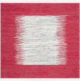 Safavieh Montauk 6'-0" x 6'-0" Rug in Ivory / Red