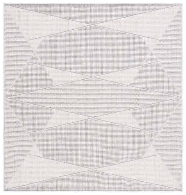 Safavieh Martha Stewart Serenity 6'-7" x 6'-7" Rug in Grey / Ivory