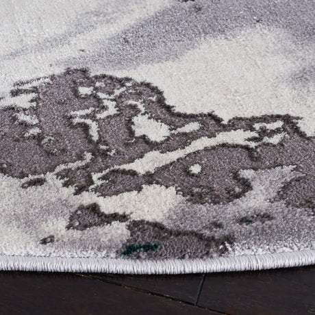 Safavieh Craft 6'-7" x 6'-7" Rug in Grey / Green
