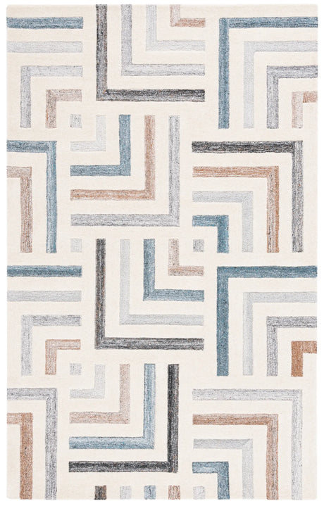 Safavieh Fifth Avenue 4'-0" x 6'-0" Rug in Ivory / Grey