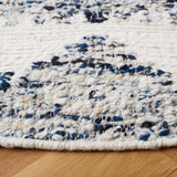 Safavieh Manhattan 6'-0" x 6'-0" Rug in Ivory / Blue