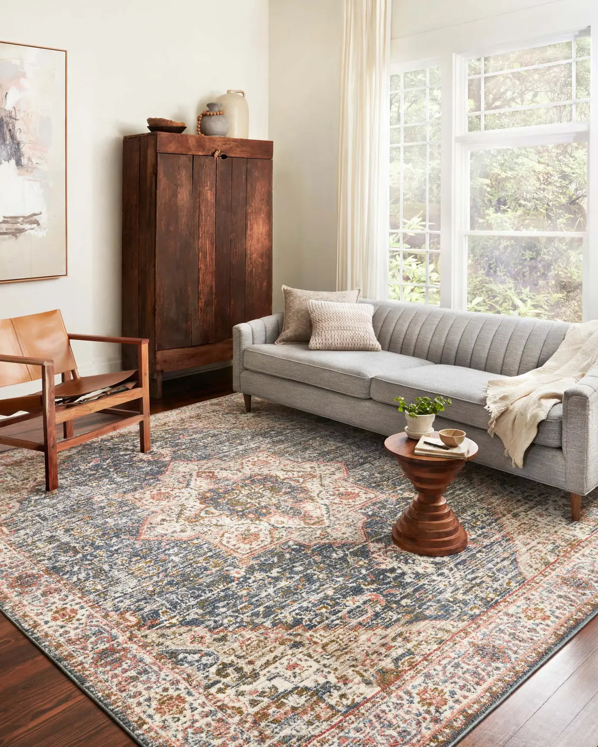 Loloi Saban Sab-01 Blue/Multi Rugs - room scene 2