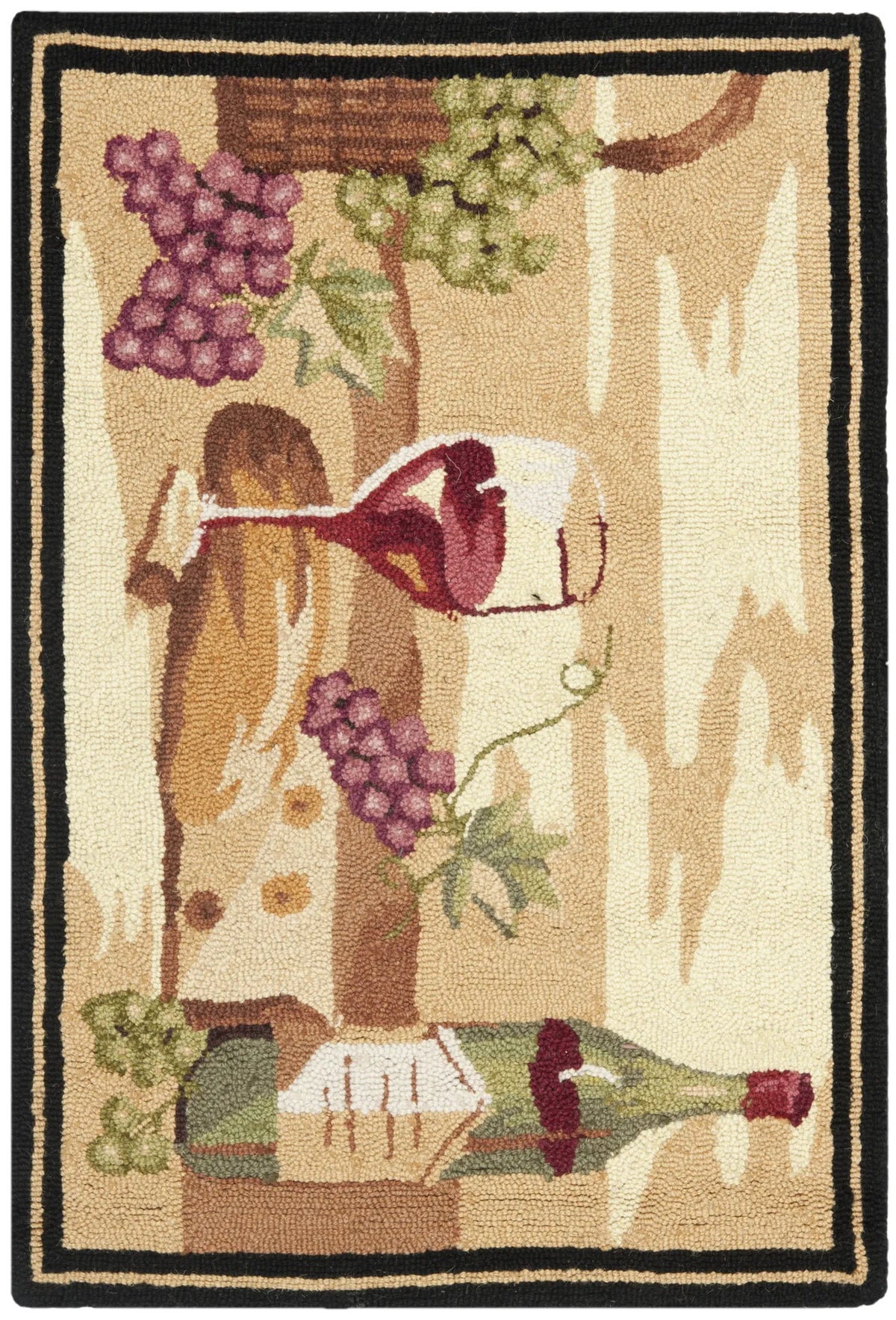 Safavieh Chelsea 1'-8" x 2'-6" Rug in Gold / Multi