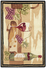 Safavieh Chelsea 1'-8" x 2'-6" Rug in Gold / Multi