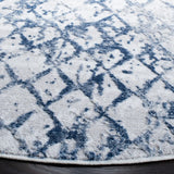 Safavieh Amelia 700 5'-3" x 5'-3" Rug in Grey / Navy