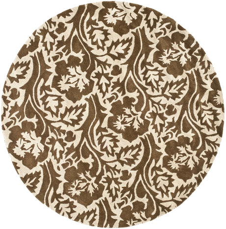 Safavieh Soho 6'-0" x 6'-0" Rug in Brown / Ivory