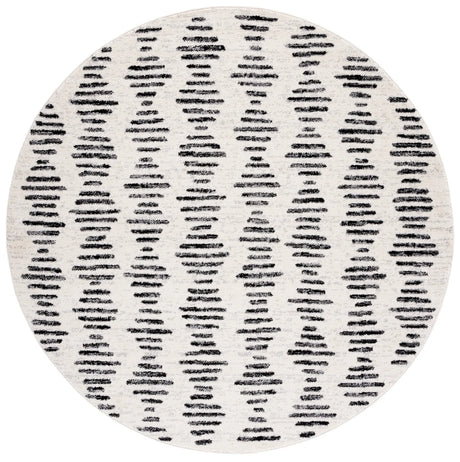 Safavieh Tulum 10'-0" x 10'-0" Rug in Ivory / Black