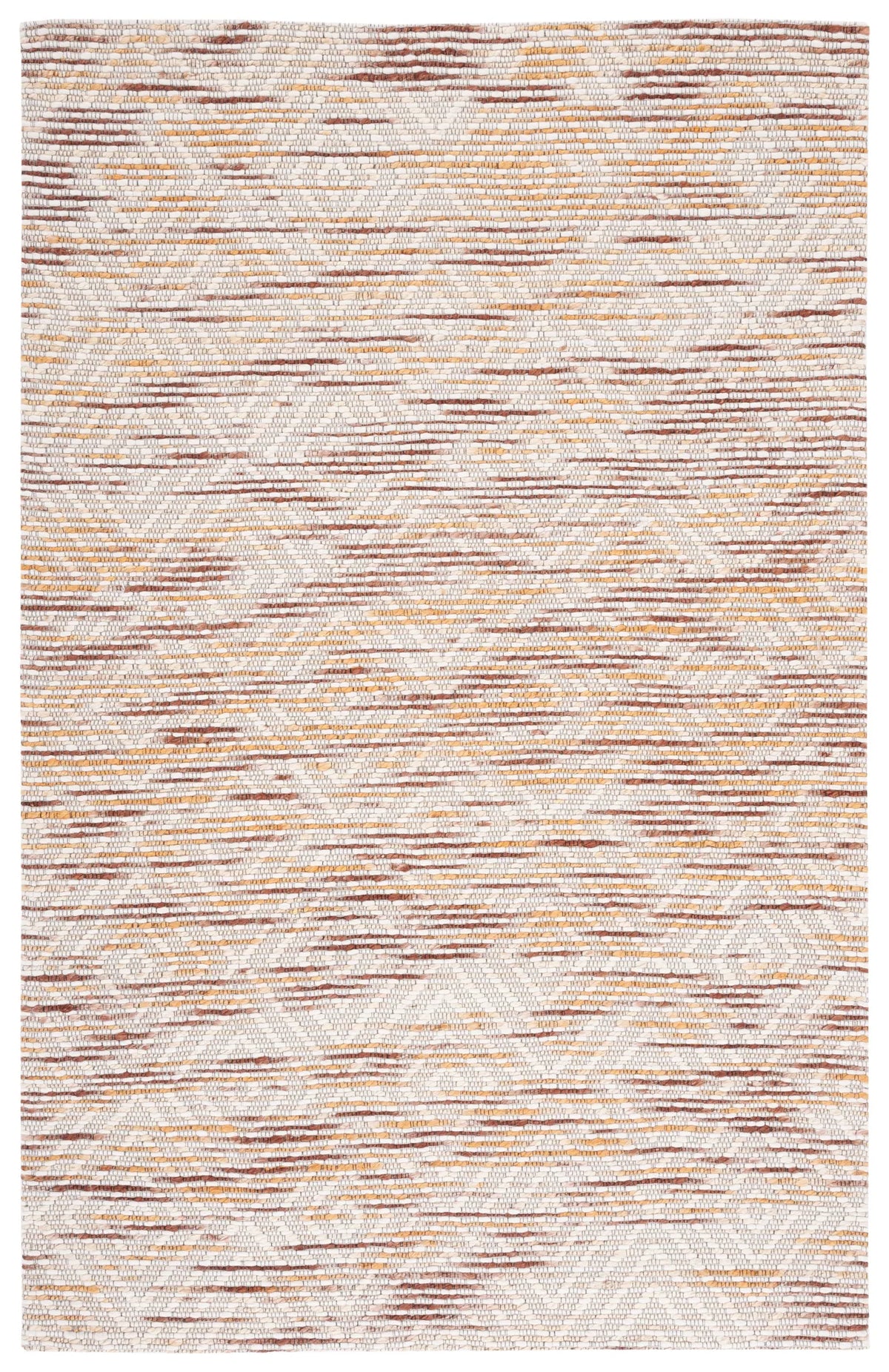 Safavieh Marbella 4'-0" x 6'-0" Rug in Ivory / Dark Brown
