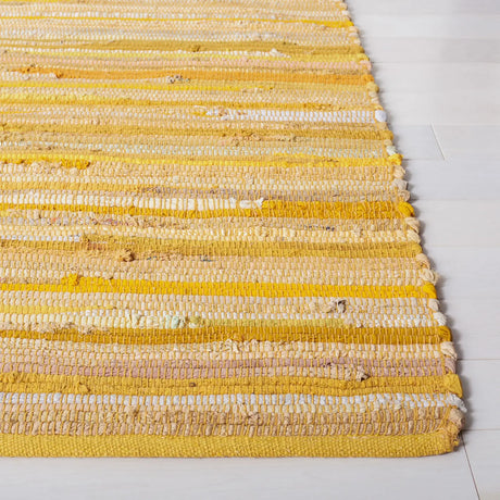 Safavieh Rag Rug 4'-0" x 6'-0" Rug in Yellow / Multi