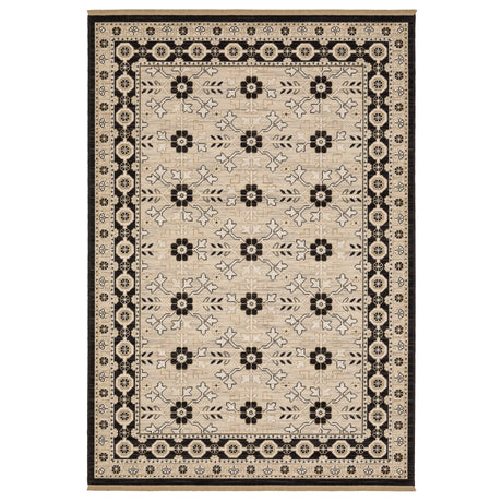 Oriental Weavers Sphinx Acacia ACA09 Black Rugs - main flat