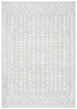 Safavieh Tulum 4'-0" x 6'-0" Rug in Light Grey / Ivory
