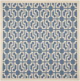 Safavieh Courtyard 7'-10" x 7'-10" Rug in Blue / Beige