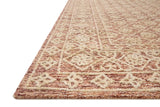 Loloi Cecelia Cec-01 Rust/Natural Rug - rug corner