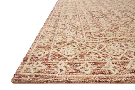 Loloi Cecelia Cec-01 Rust/Natural Rug - rug corner