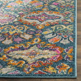 Safavieh Madison 4'-0" x 6'-0" Rug in Blue / Orange