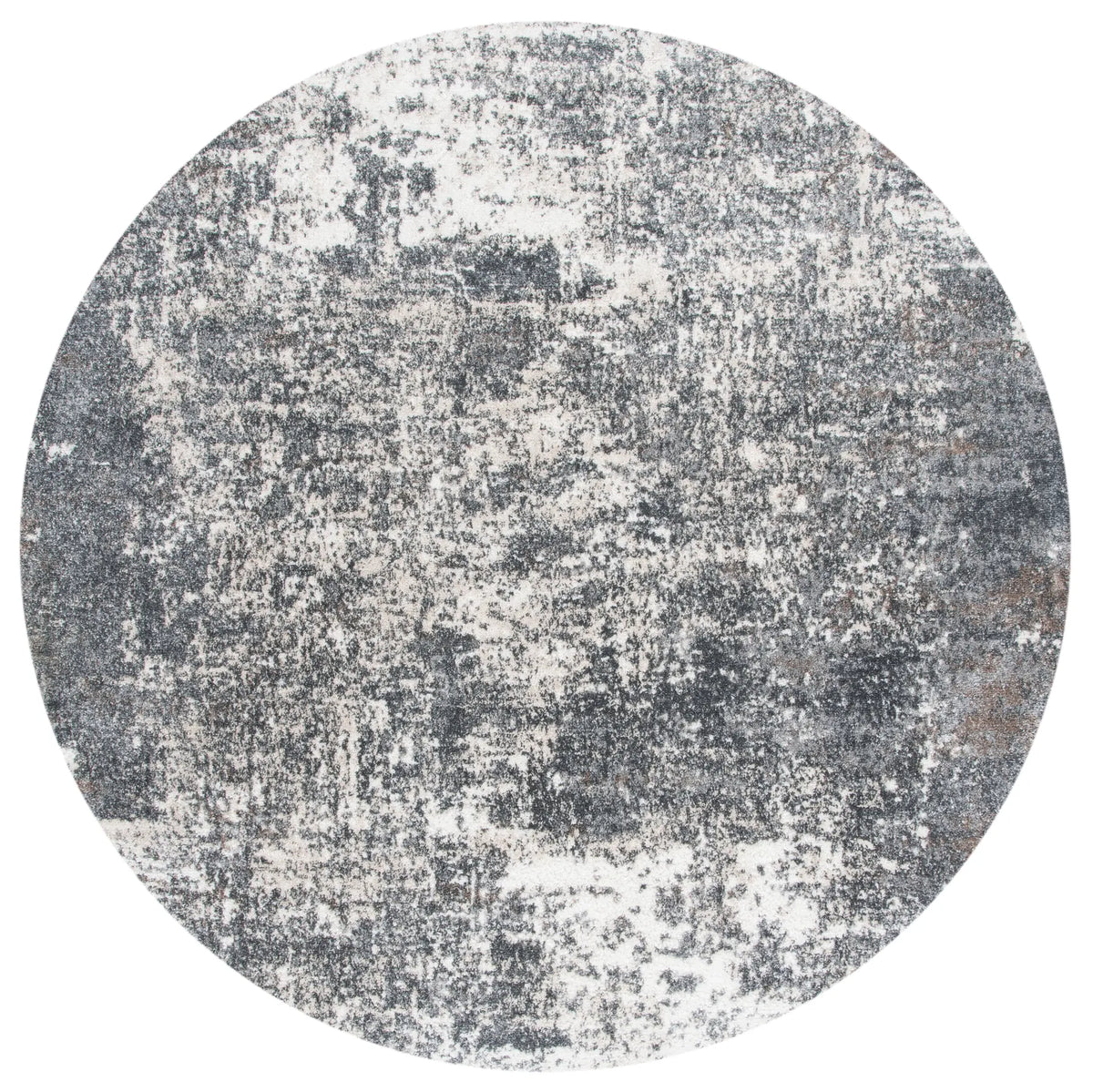 Safavieh Aston 6'-7" x 6'-7" Rug in Grey / Ivory