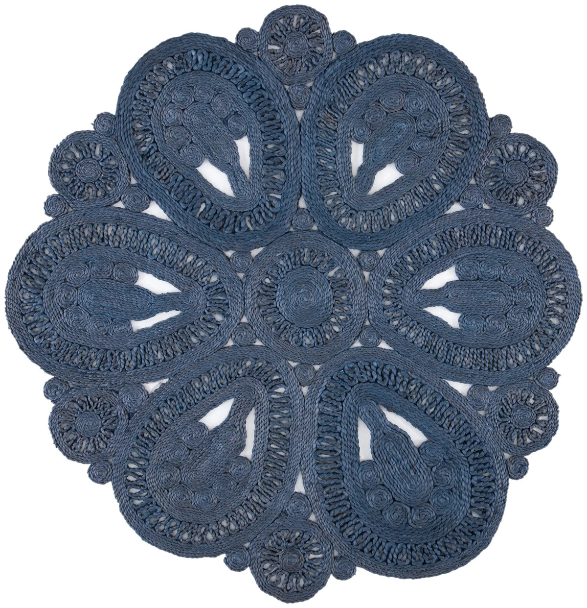Safavieh Natural Fiber 5'-0" x 5'-0" Rug in Navy