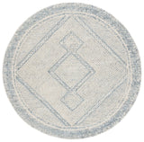 Safavieh Abstract 6'-0" x 6'-0" Rug in Ivory / Blue